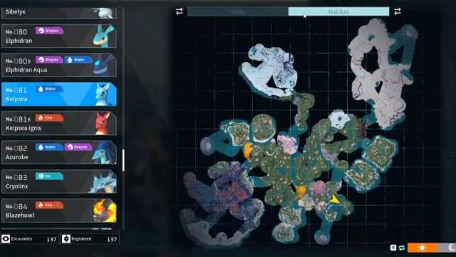 All map locations for Kelpsea in Palworld.