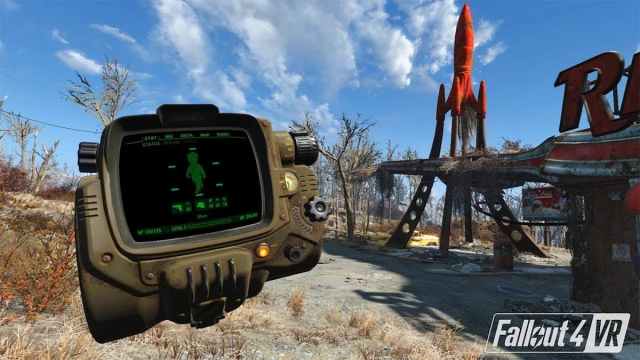 An image of the Pip Boy from Fallout VR