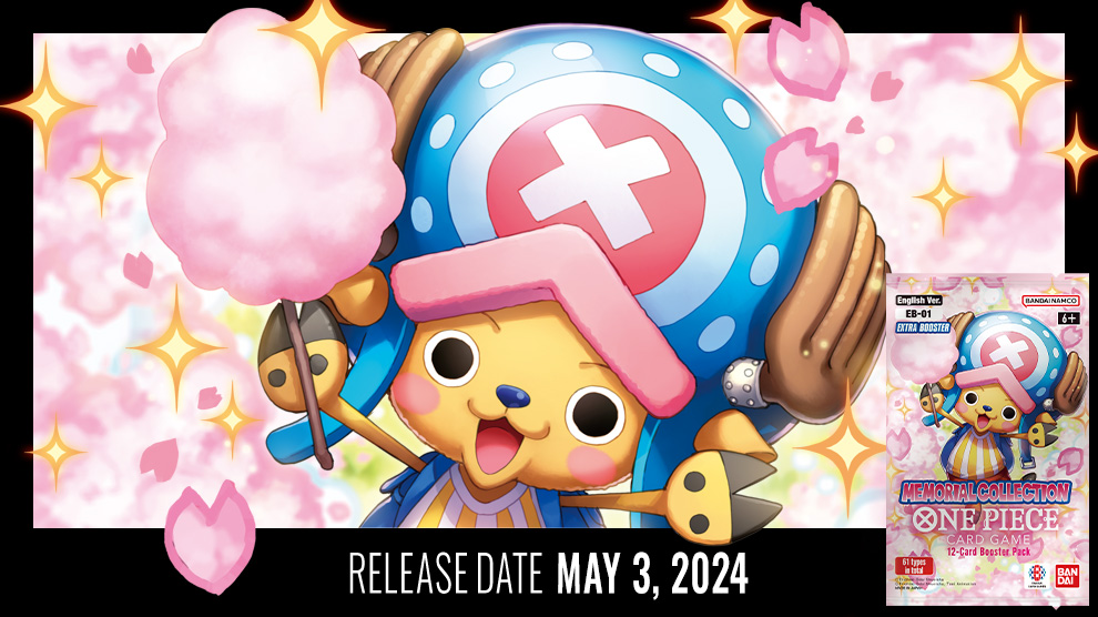 one piece eb01 release date with chopper in a pink styling