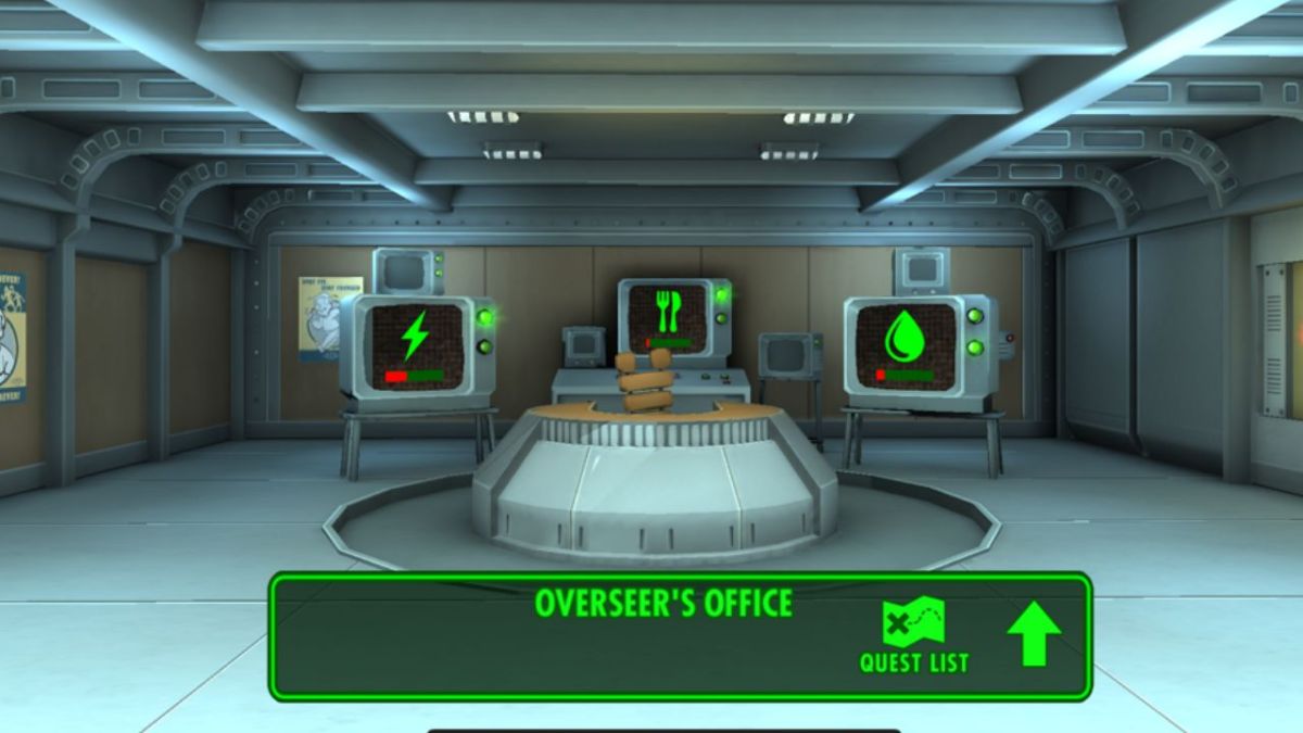 Overseer's office in fallout shelter