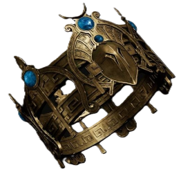 The Pan War Band, a gold, crown-like ring in Remnant 2.