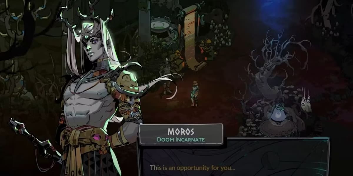 An image of the character Moros from Hades 2