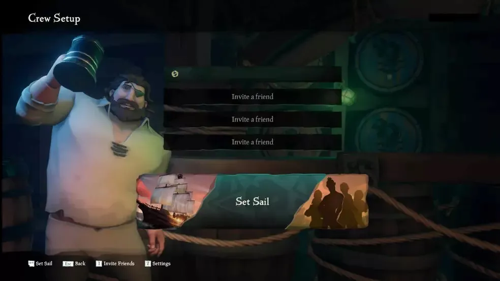 How to play Sea of Thieves with friends