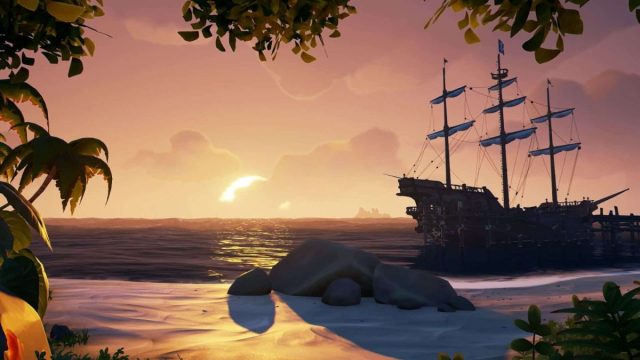 sea of thieves sunset