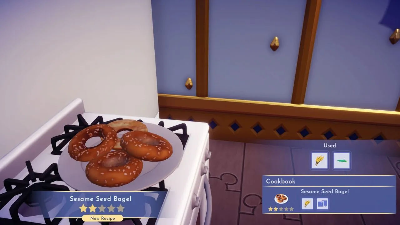 How to make Sesame Seed Bagels in Disney Dreamlight Valley