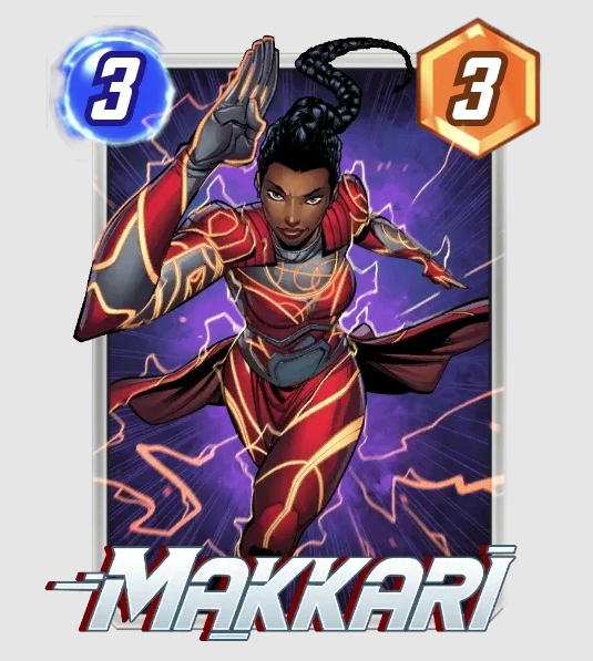 Makkari Marvel Snap card