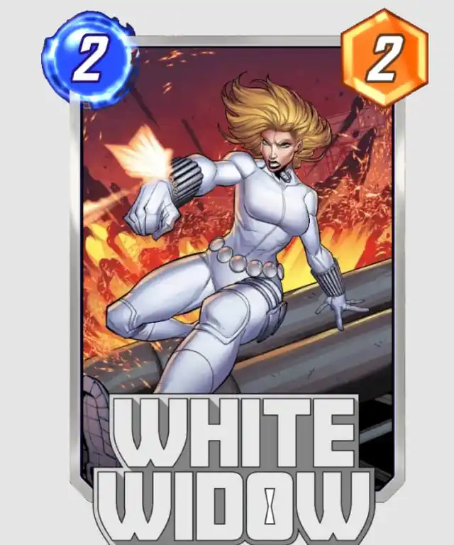White Widow Marvel Snap card