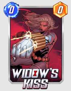Widow's Kiss card in Marvel Snap