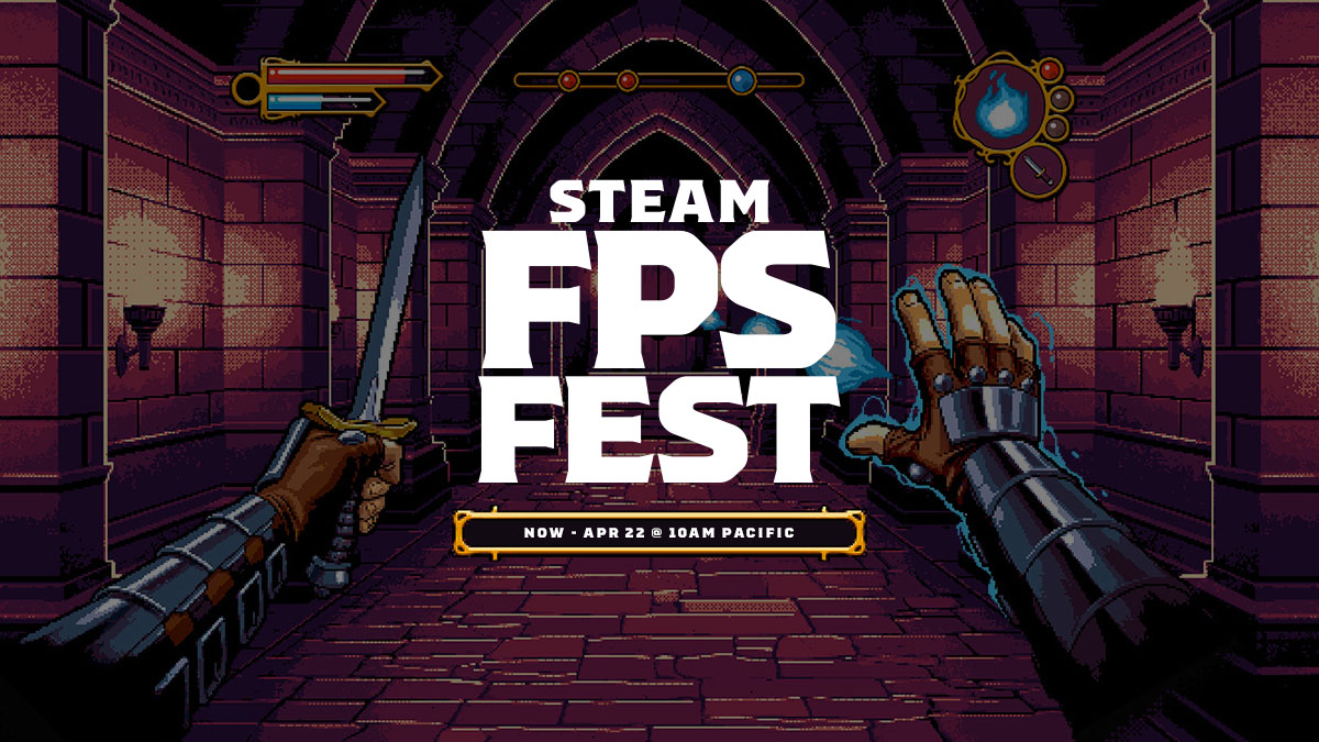 The Steam FPS Fest logo and graphic.