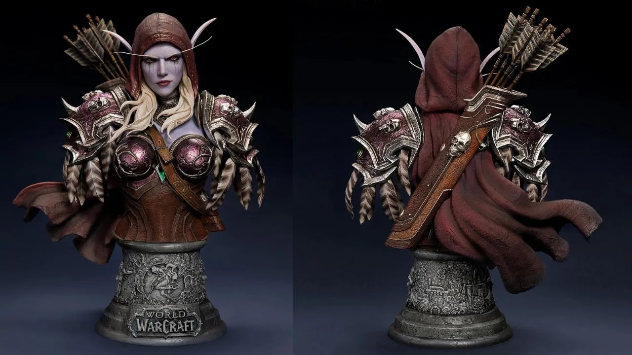 Sylvanas scale bust from wow