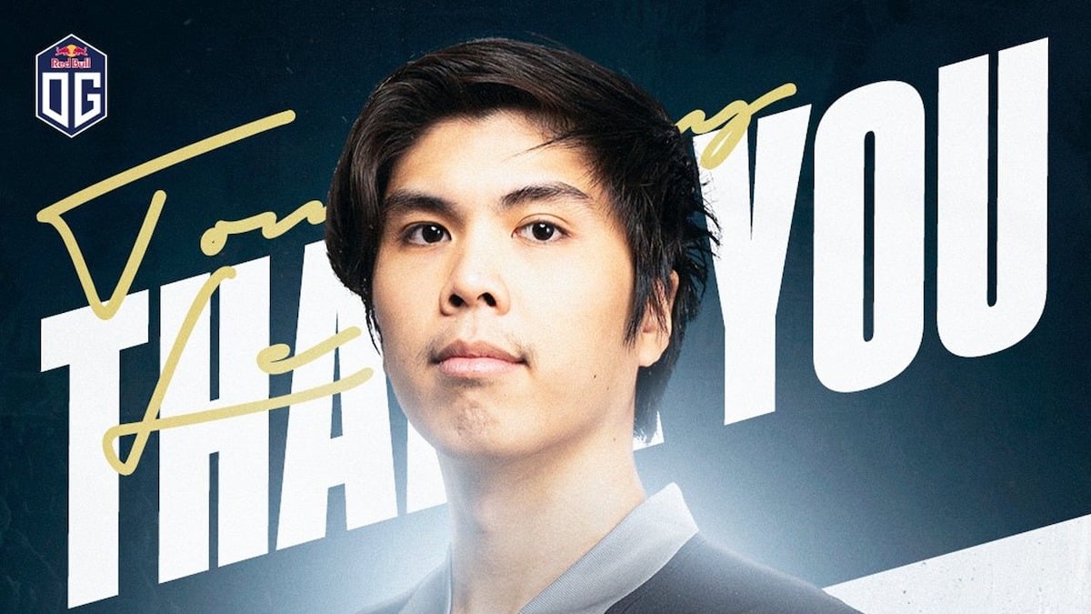 OG wishing Taiga a fond farewell from its Dota 2 roster.