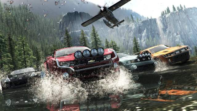 Promotional image showing  cars in The Crew.
