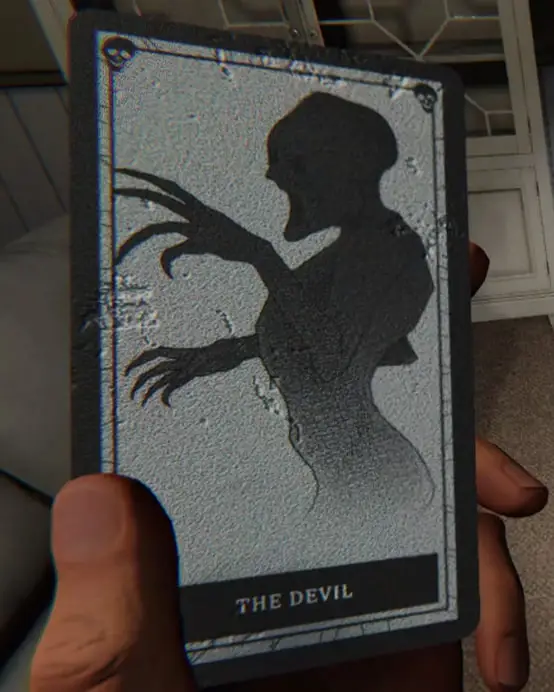 The Devil card in Phasmophobia. 