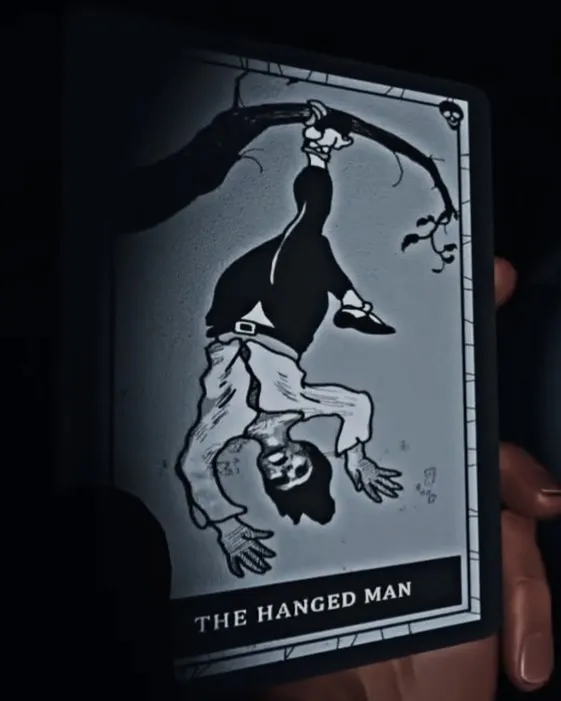 The Hanged Man card in Phasmophobia.