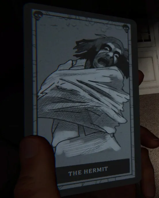 The Hermit card in Phasmophobia. 