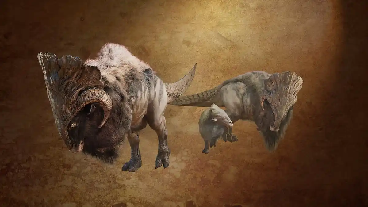 An image of the Dalthydon monster from Monster Hunter Wilds