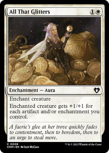 Fairy sitting on gold loot