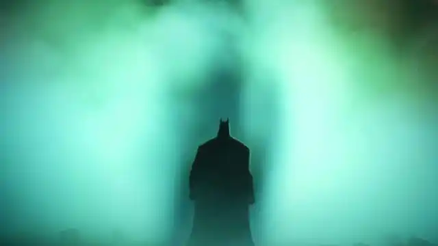 Batman facing down an unknown enemy in MultiVersus.