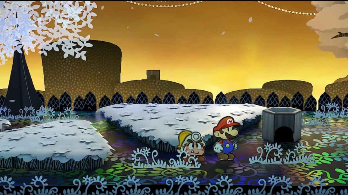 Image showing Mario and Goombella in Paper Mario: The Thousand-Year Door