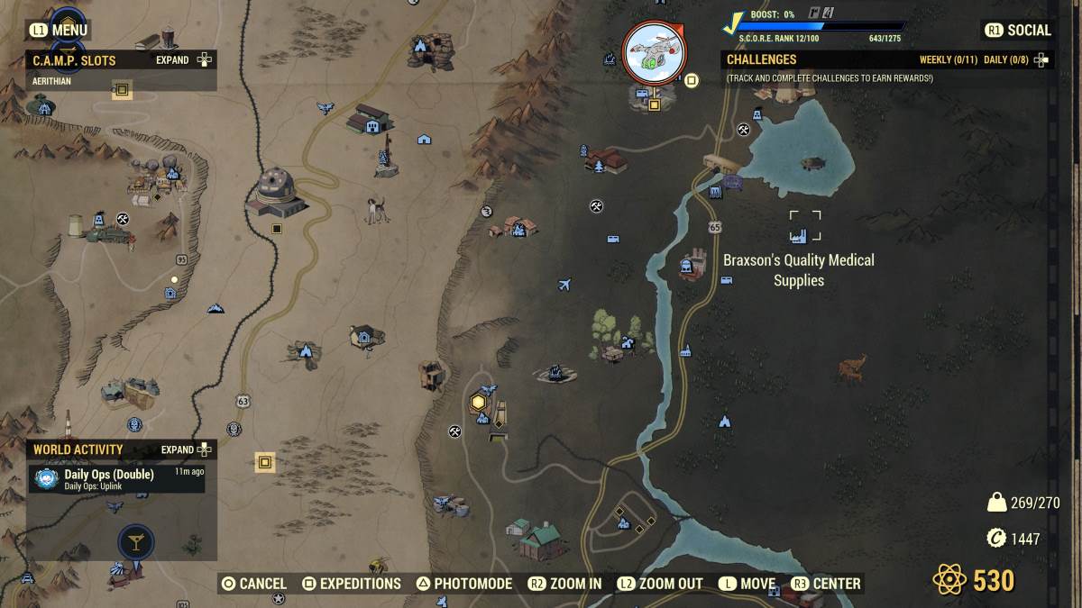 All Angler locations in Fallout: 76