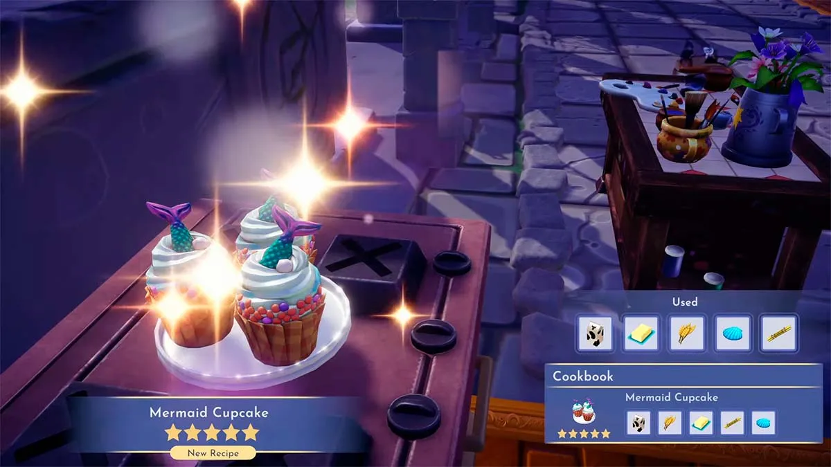 How to make all five Cupcake recipes in Disney Dreamlight Valley