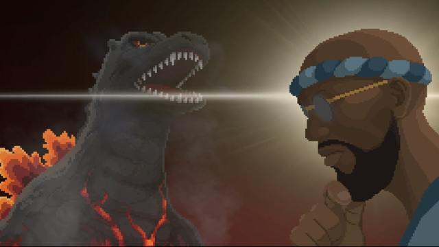 Godzilla and Banjo in Dave the Diver.