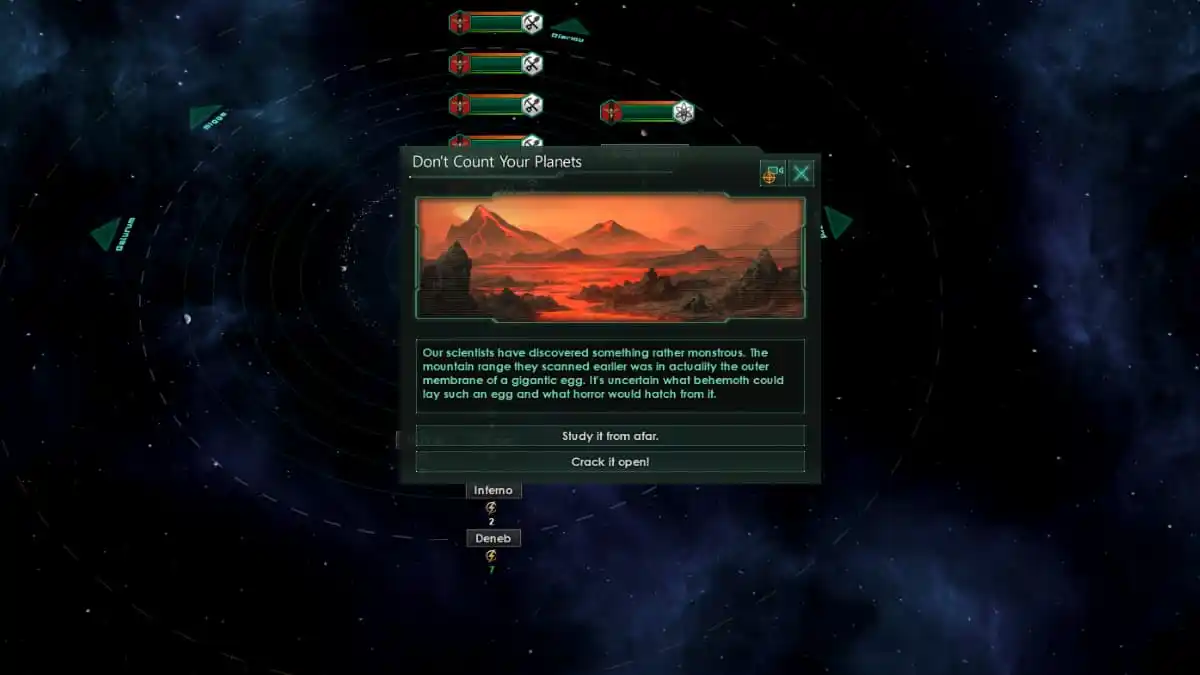 Stellaris Don’t Count Your Planets: Crack the Egg event, explained