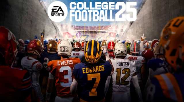 Cover art for the Deluxe Edition of EA College Football 25.