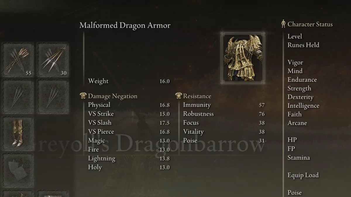 The best Dragon Knight build in Elden Ring