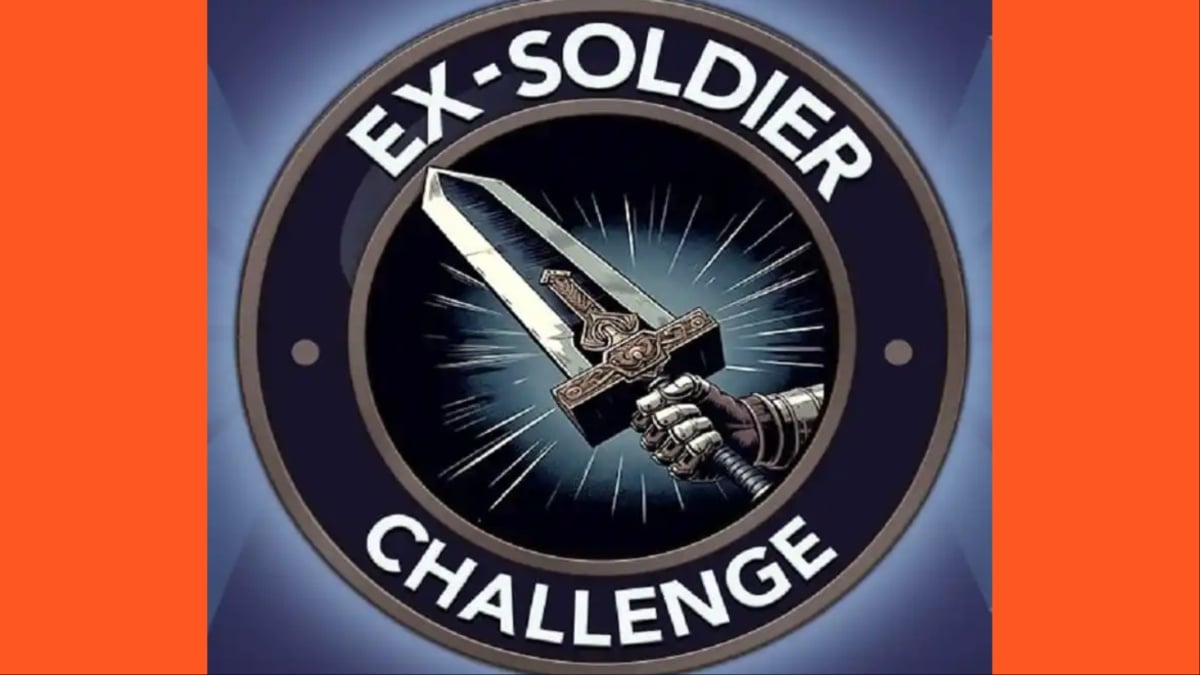 Ex-Soldier challenge in Bitlife logo