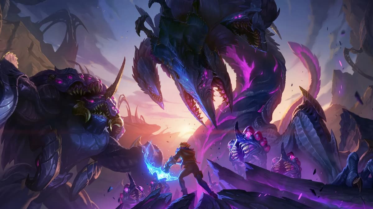 Which LoL champion says ‘Your soul drowns. Fight’?