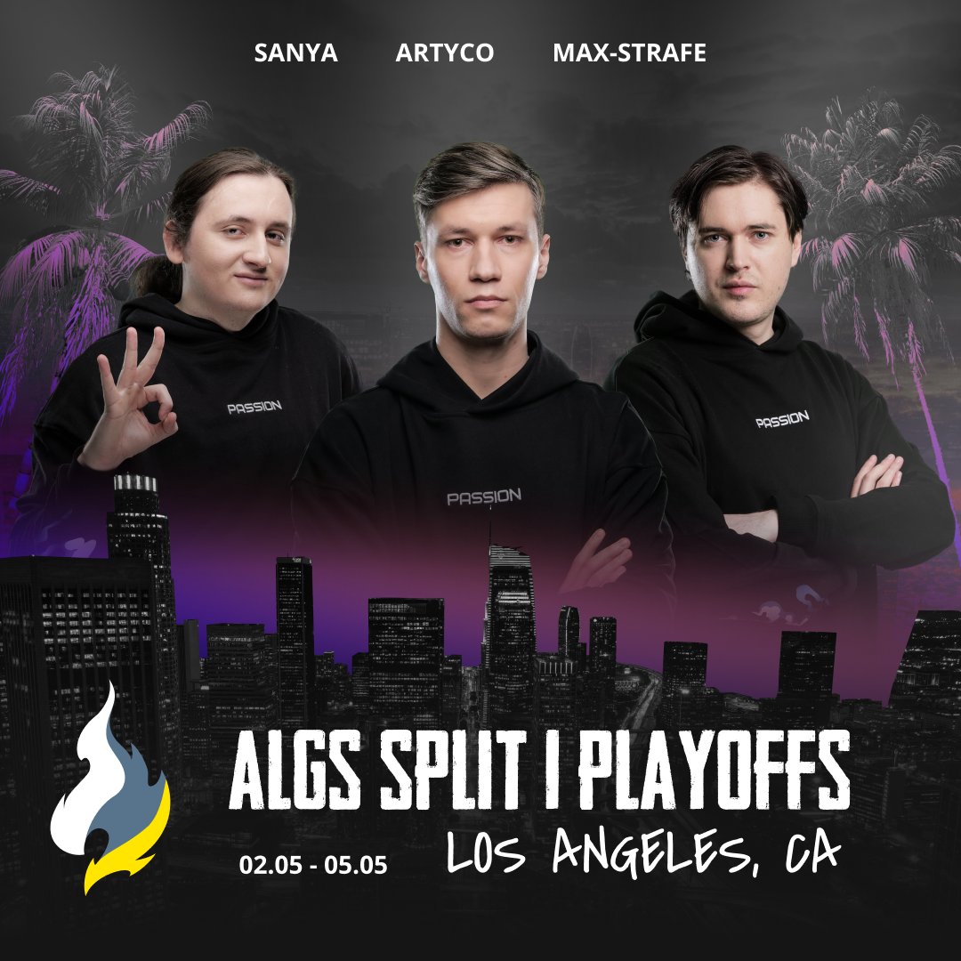 Max-Strafe and PassionUA are finally on LAN and ready to represent Ukraine in ALGS