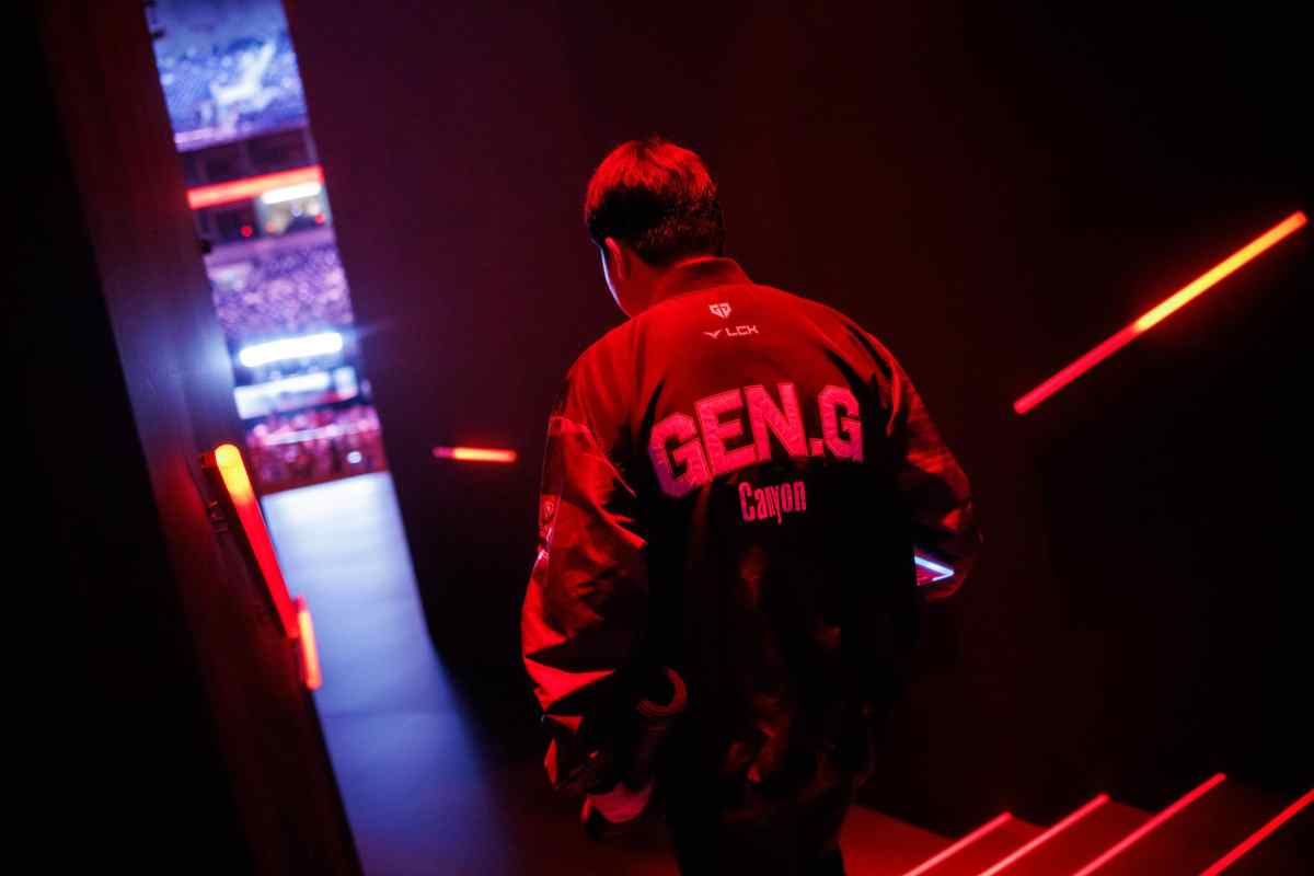 The back of a man in a Gen G jacket