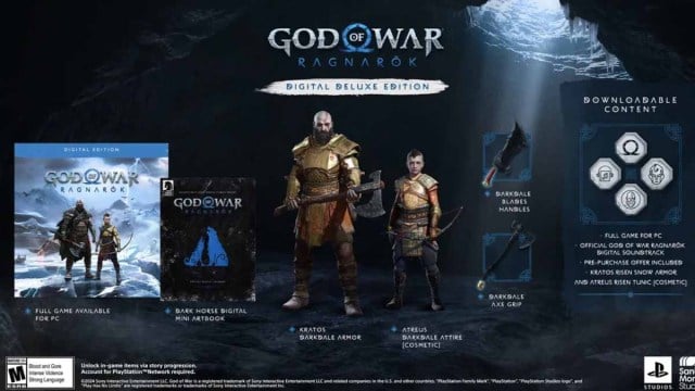 god of war Ragnarok Digital Deluxe  edition