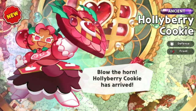 Hollyberry Cookie in Cookie Run Kingdom