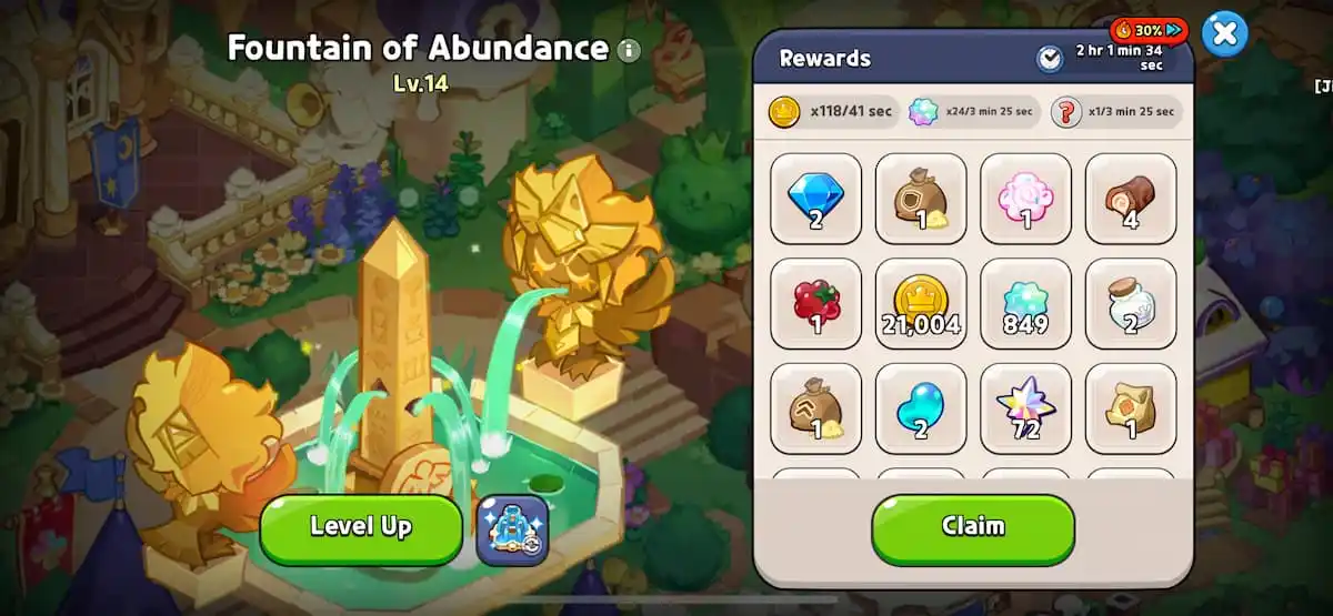 An image of the Fountain of Abundance from Cookie Run Kingdom