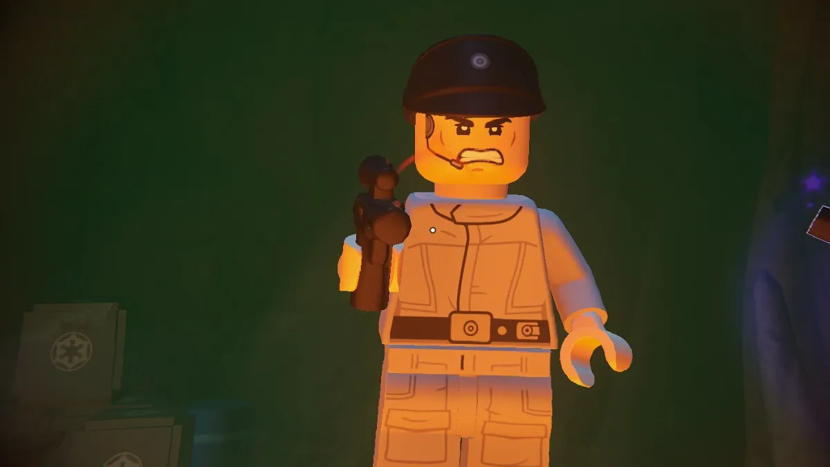 An Imperial officer in LEGO Fortnite