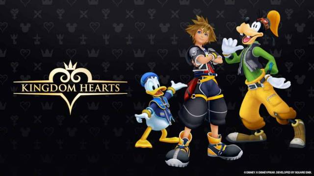 Donald, Sora, and Goofy.