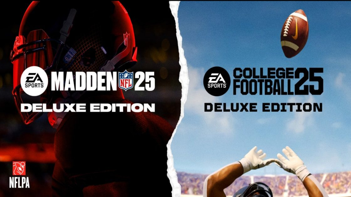 Promo art for the Madden 25 x College Football 25 MVP Bundle.