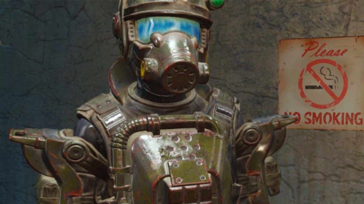 A Marine Armor suit in Fallout 4