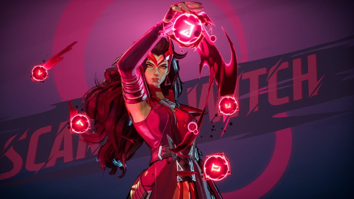Scarlet Witch shown in Marvel Rivals.