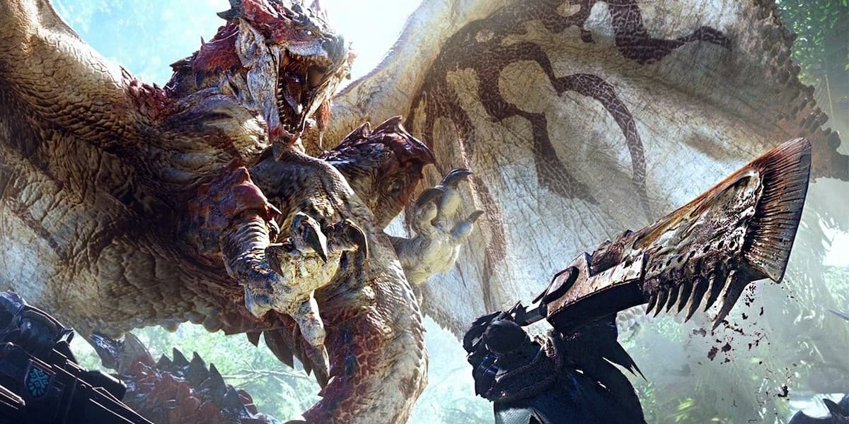 An image of the Rathalos monster from Monster Hunter Wilds