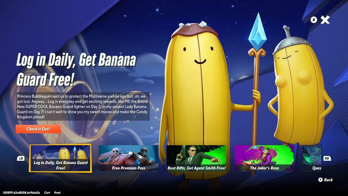 How to get the Banana Guard Matrix Code skin in MultiVersus