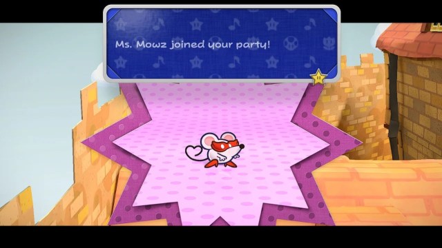 Image showing Ms. Mowz in Paper Mario: The Thousand-Year Door