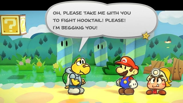 Image showing Koops and Mario in Paper Mario: The Thousand-Year Door.