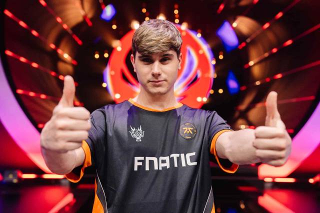 Fnatic junler Razork after defeating GAM Esports and qualified for the MSI bracket Stage.