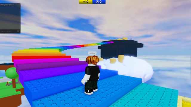 Character in The Classic event in Roblox.