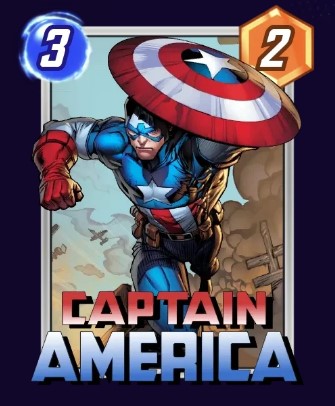 Captain America card