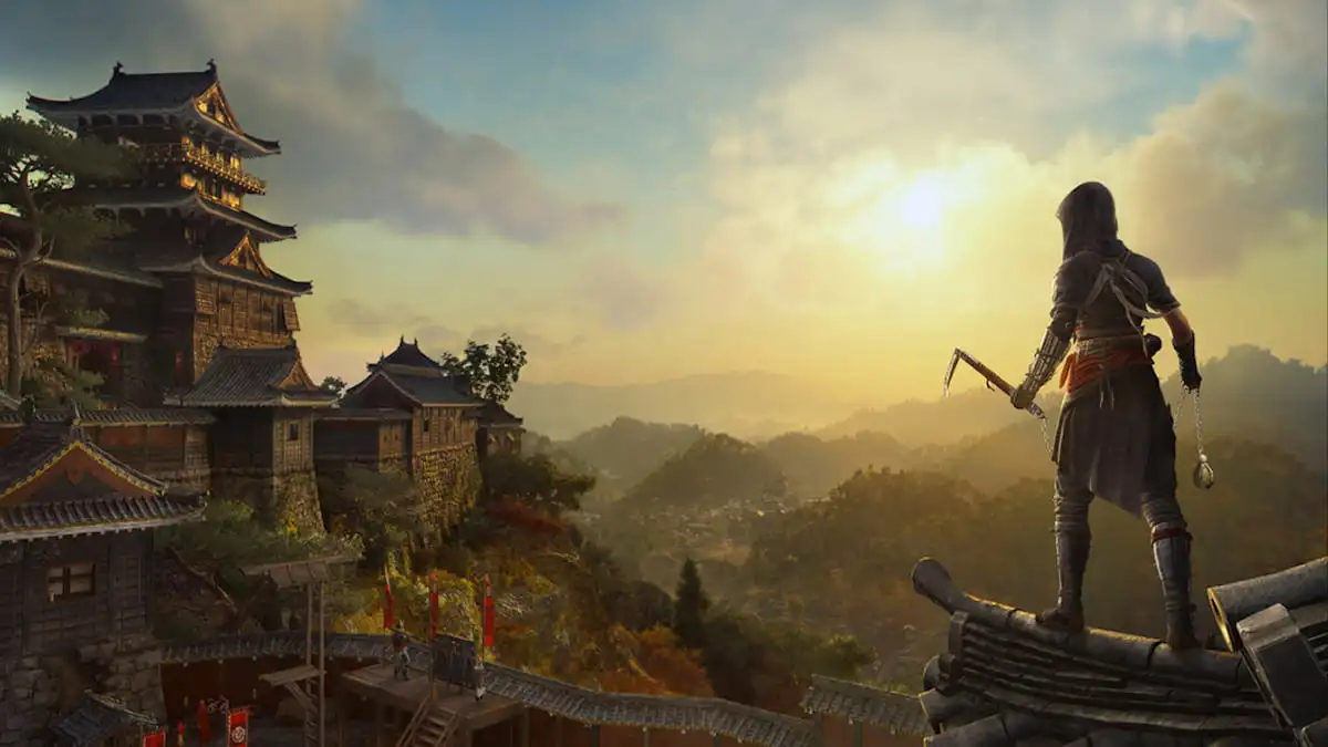 Assassins' Creed takes place in Japan while Shinobi stares at the Castle.