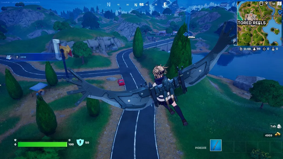 How to jump a Sports Car and travel 70 meters before landing in Fortnite